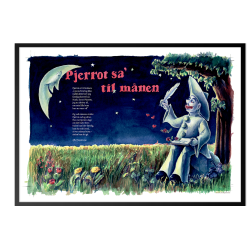 Pjerrot sa' til mnen, sangplakat (LC)