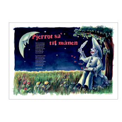 Pjerrot sa' til mnen, sangplakat (LC)