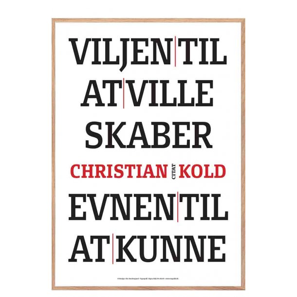 Sndergaard, Citat Chr Kold