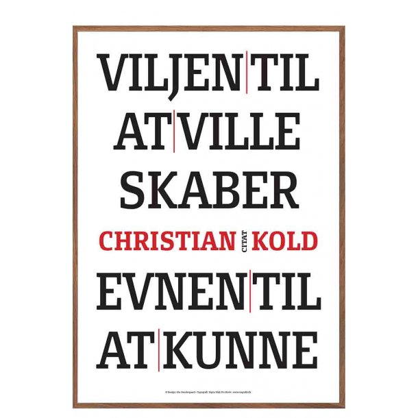 Sndergaard, Citat Chr Kold