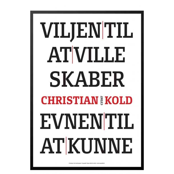 Sndergaard, Citat Chr Kold