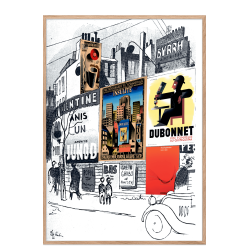 Andersen, Bo Bonfils, Adolphe Mouron Cassandre, Poster wall