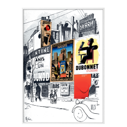 Andersen, Bo Bonfils, Adolphe Mouron Cassandre, Poster wall