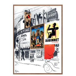 Andersen, Bo Bonfils, Adolphe Mouron Cassandre, Poster wall