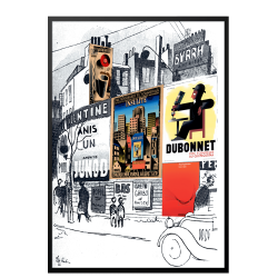 Andersen, Bo Bonfils, Adolphe Mouron Cassandre, Poster wall