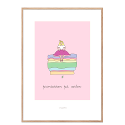 H.C. Andersen - Prinsessen p rten. Brneplakat.