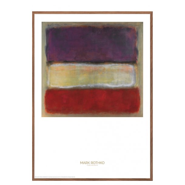 Mark Rothko. Purple white and red
