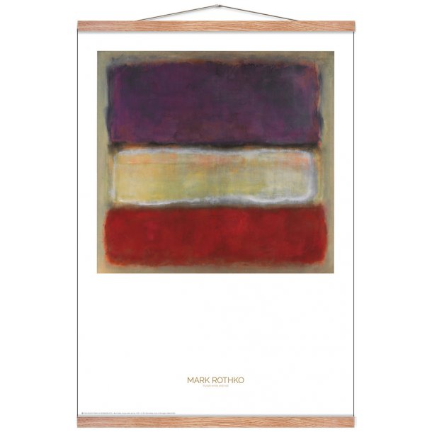 Mark Rothko. Purple white and red