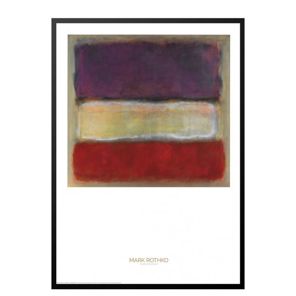 Mark Rothko. Purple white and red
