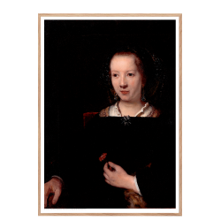 Rembrandt's workshop, Young woman with a carnation
