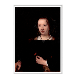 Rembrandt's workshop, Young woman with a carnation