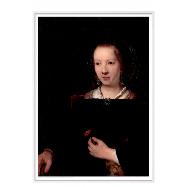 Rembrandts vrksted, Ung kvinde med en nellike