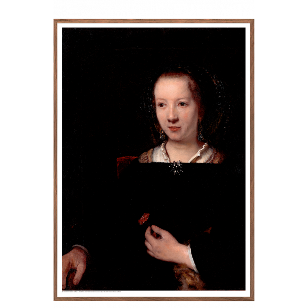 Rembrandts vrksted, Ung kvinde med en nellike