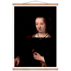 Rembrandt's workshop, Young woman with a carnation