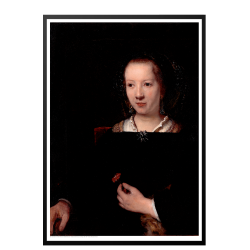 Rembrandt's workshop, Young woman with a carnation