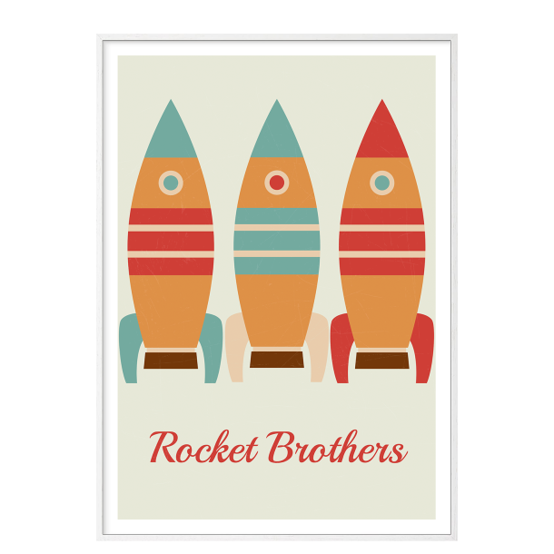 Rocket brothers raket brneplakat.