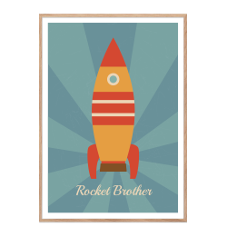 Rocket brother raket brneplakat - bl