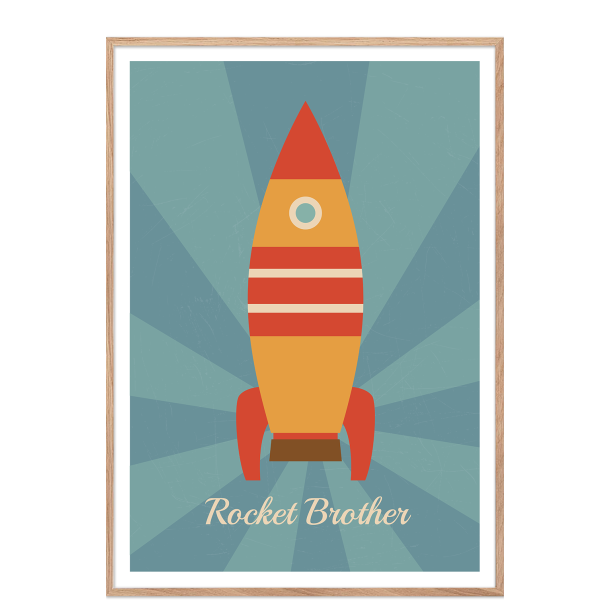 Rocket brother raket brneplakat - bl