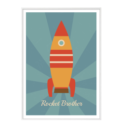 Rocket brother raket brneplakat - bl
