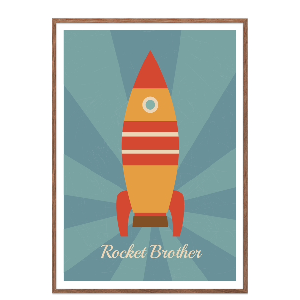 Rocket brother raket brneplakat - bl