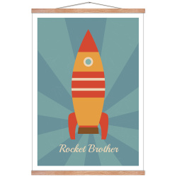 Rocket brother raket brneplakat - bl