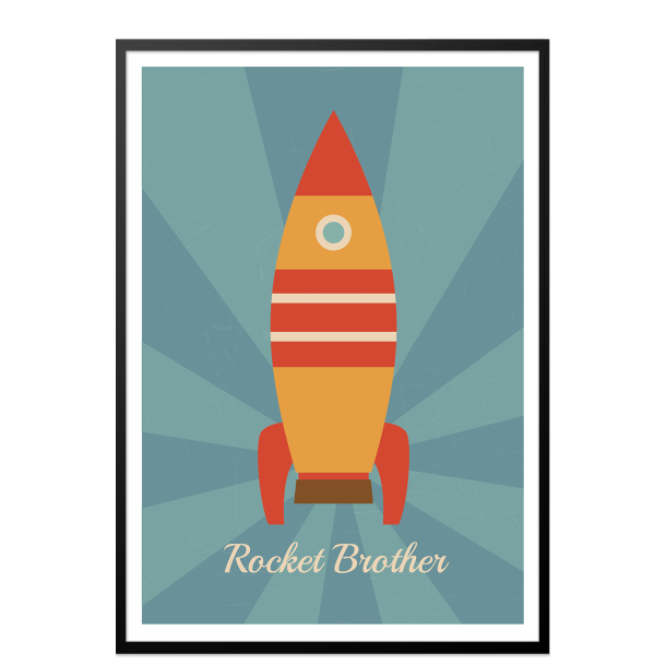 Rocket brother raket brneplakat - bl