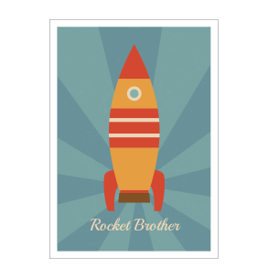 Rocket brother raket brneplakat - bl