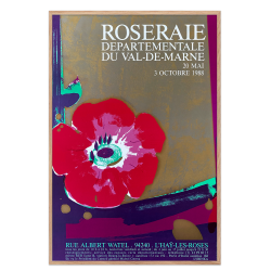 Original plakat. Roseraie