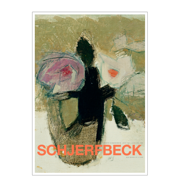 Helene Schjerfbeck. Roses in a vase