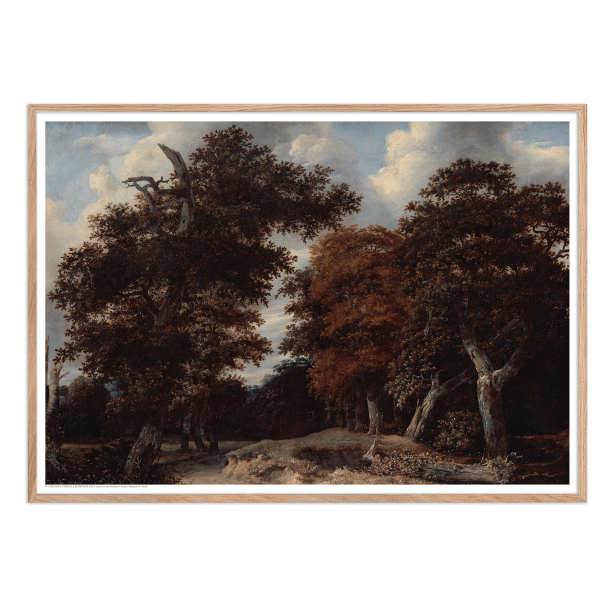 Isaacksz van Ruisdael, Vej gennem en egeskov