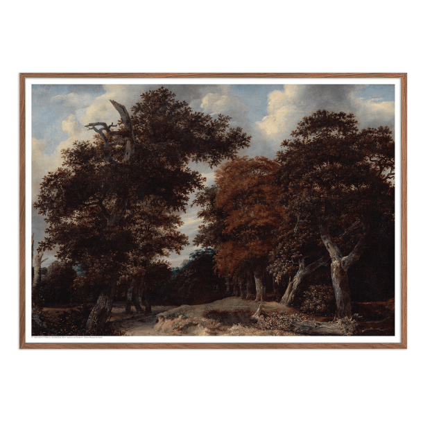 Isaacksz van Ruisdael, Vej gennem en egeskov