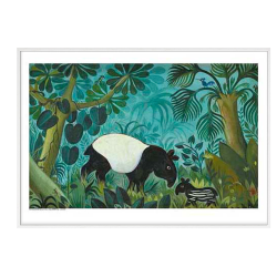 Scherfig - Two tapirs and six small animals
