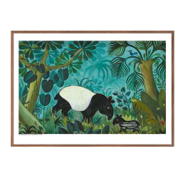 Scherfig - Two tapirs and six small animals