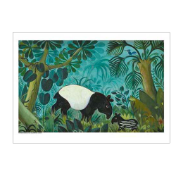 Scherfig - Two tapirs and six small animals