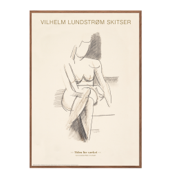 Vilhelm Lundstrm sketch. The modern woman