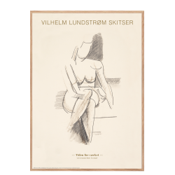 Vilhelm Lundstrm sketch. The modern woman