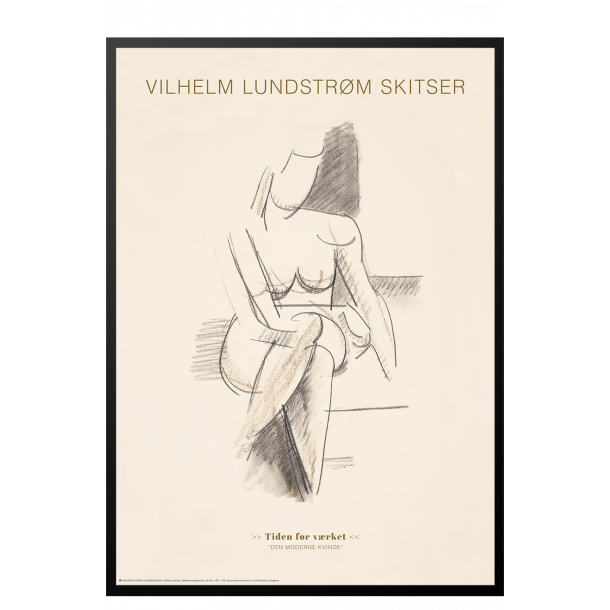 Vilhelm Lundstrm skitse. Den moderne kvinde