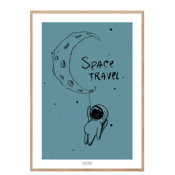 Space travel Blue - Brneplakat