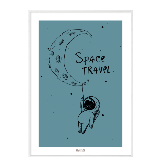 Space travel Blue - Brneplakat