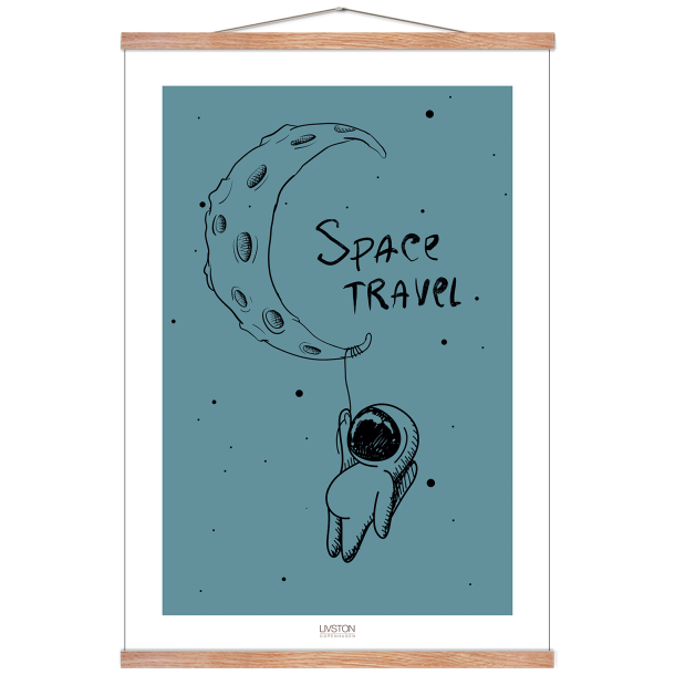 Space travel Blue - Brneplakat