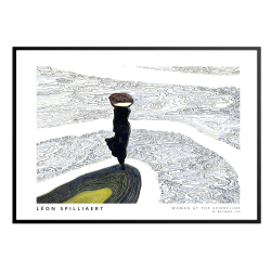 Woman at the shoreline. Lon Spilliaert (Landscape)