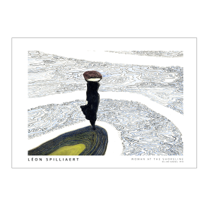 Frau am Ufer. Lon Spilliaert (Landschaft)