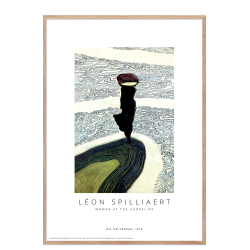 Woman at the shoreline. Lon Spilliaert