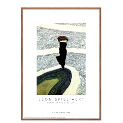 Woman at the shoreline. Lon Spilliaert