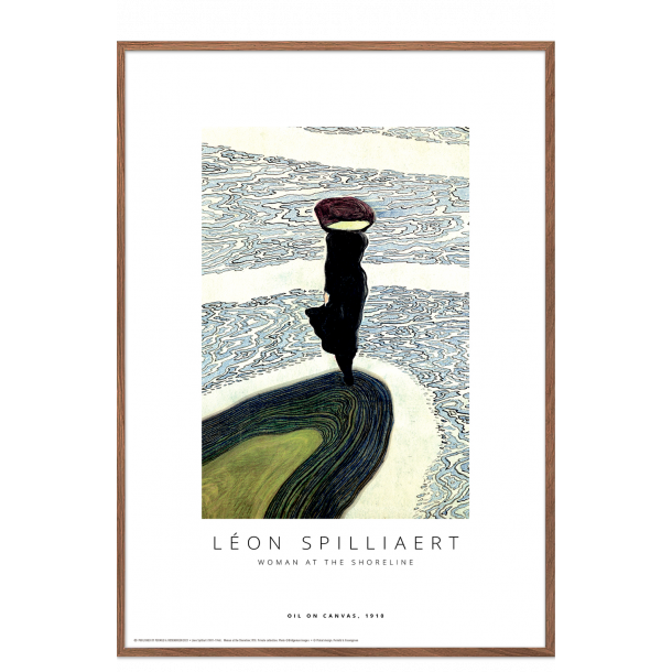 Woman at the shoreline. Lon Spilliaert