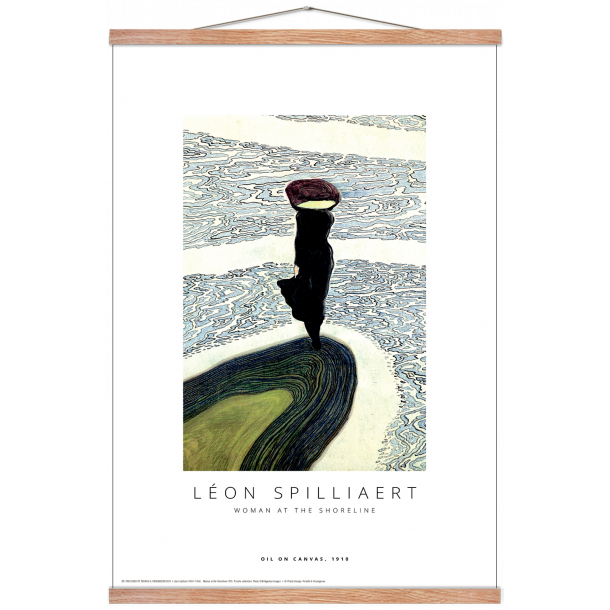 Woman at the shoreline. Lon Spilliaert