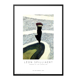 Woman at the shoreline. Lon Spilliaert