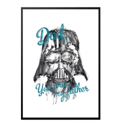 Star Wars. Dad are my father - blå. - Plakater - Permild & Rosengreen