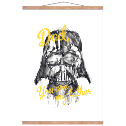 Star Wars. Dad you are my father - gul. Plakat.