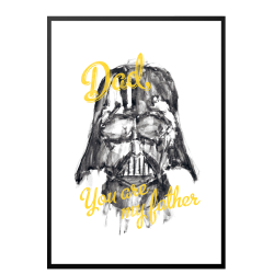Star Wars. Dad you are my father - gul. Plakat.